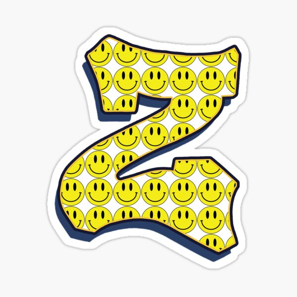 Letter Z - Smile Sticker