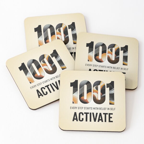 Item preview, Angel Number 1001 | Activate: Every step starts with belief in self designed and sold by SolaoLab.