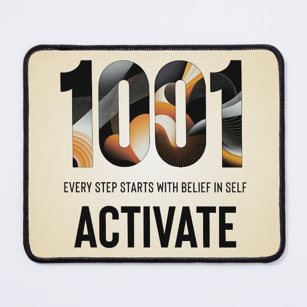 Item preview, Angel Number 1001 | Activate: Every step starts with belief in self designed and sold by SolaoLab.
