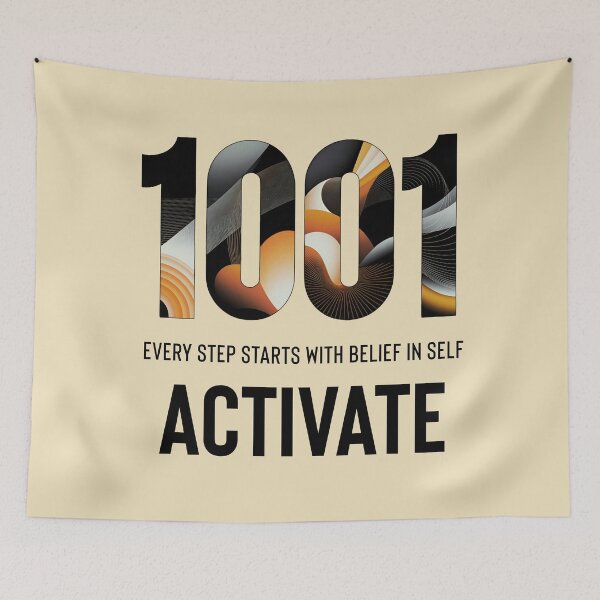 Item preview, Angel Number 1001 | Activate: Every step starts with belief in self designed and sold by SolaoLab.