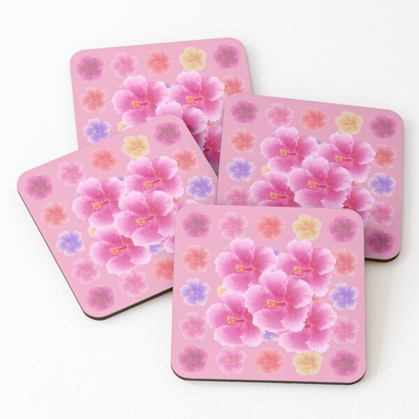 Item preview, Hybiscus - pink flower designed and sold by STHogan.