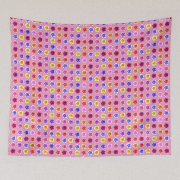 Item preview, Hybiscus - pink flower designed and sold by STHogan.