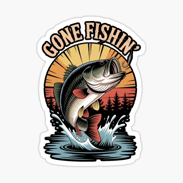 Item preview, Gone Fishin' designed and sold by zarshirts.