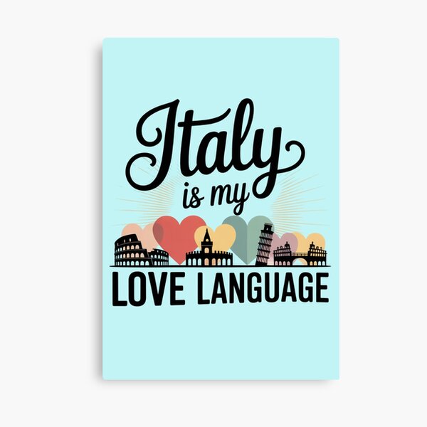 Item preview, Italy Is My Love Language For Italian Food, Love & Style Fans designed and sold by Nzgiftsandmore.