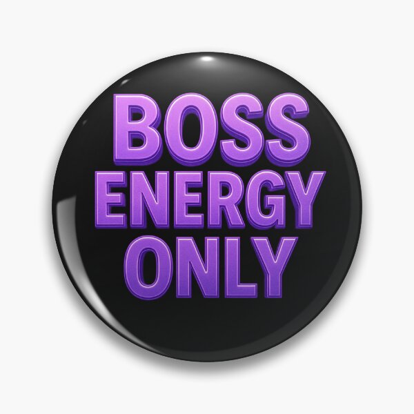 Item preview, Boss Energy Only – Bold Feminine Power Quote designed and sold by VIBE CRAFT STUDIO.