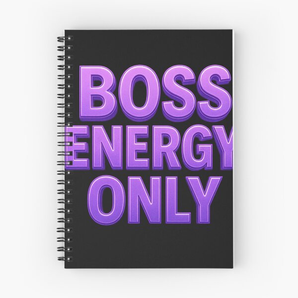 Item preview, Boss Energy Only – Bold Feminine Power Quote designed and sold by VIBE CRAFT STUDIO.