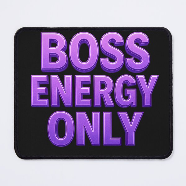 Item preview, Boss Energy Only – Bold Feminine Power Quote designed and sold by VIBE CRAFT STUDIO.