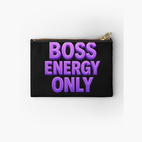 Item preview, Boss Energy Only – Bold Feminine Power Quote designed and sold by VIBE CRAFT STUDIO.