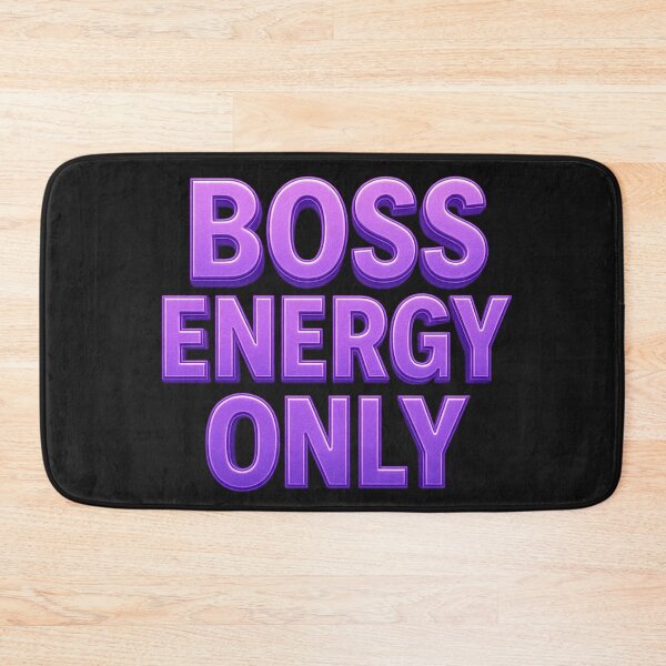Item preview, Boss Energy Only – Bold Feminine Power Quote designed and sold by VIBE CRAFT STUDIO.