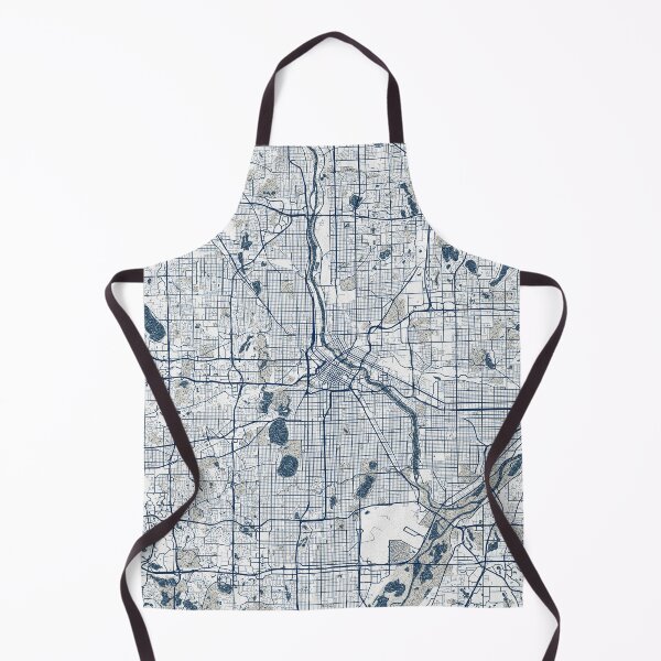 Item preview, Minneapolis City Map of Minnesota, USA - Coastal designed and sold by deMAP.
