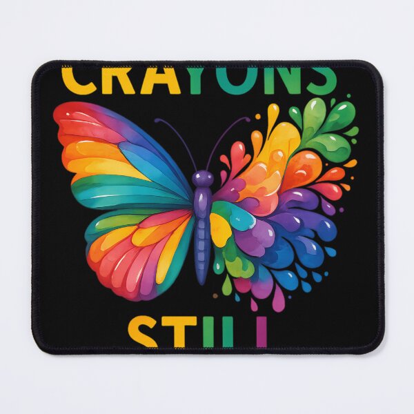 Item preview, Broken Crayons Still Color Inspirational Butterfly designed and sold by waazwee6.