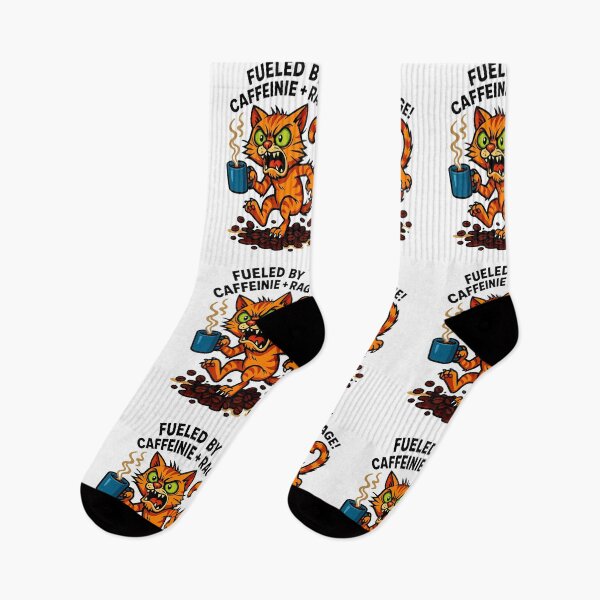 Item preview, Funny Fueled By Caffeine Rage designed and sold by cawtoon.