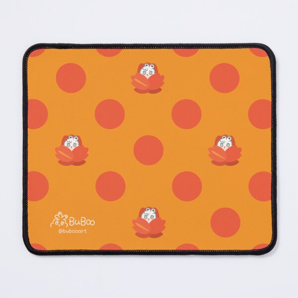 Item preview, Maple Orange Colorful Print – Cute Cartoon Rabbit "Fluffy" Floral Design designed and sold by BuBooArt.