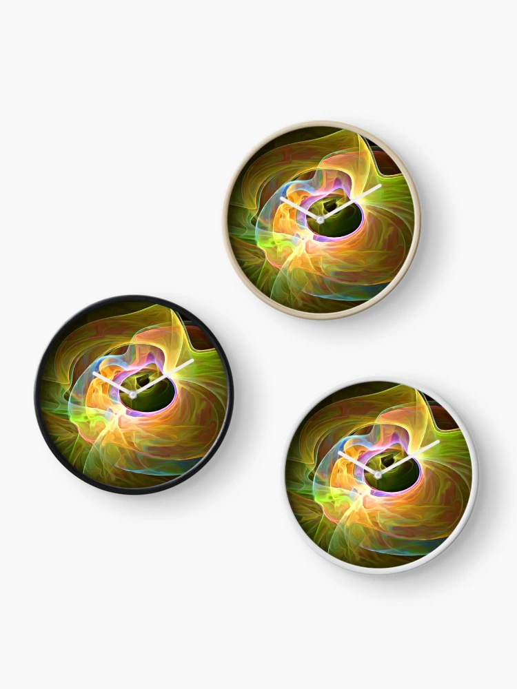 Thumbnail 3 of 4, Clock, Ethereal Abstract designed and sold by Dana Roper.