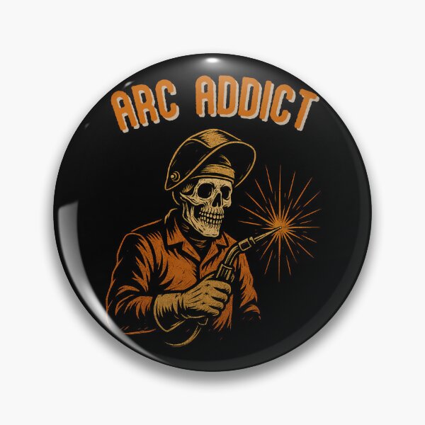 Item preview, Arc Addict, Welder Skeleton - Industrial style design for welders and steelworkers, a gift for dad, friends, and Husband. designed and sold by IronPulseStore.