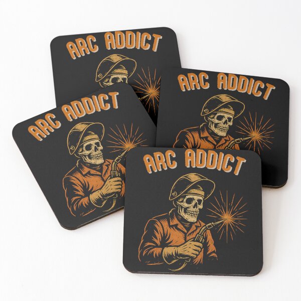 Item preview, Arc Addict, Welder Skeleton - Industrial style design for welders and steelworkers, a gift for dad, friends, and Husband. designed and sold by IronPulseStore.