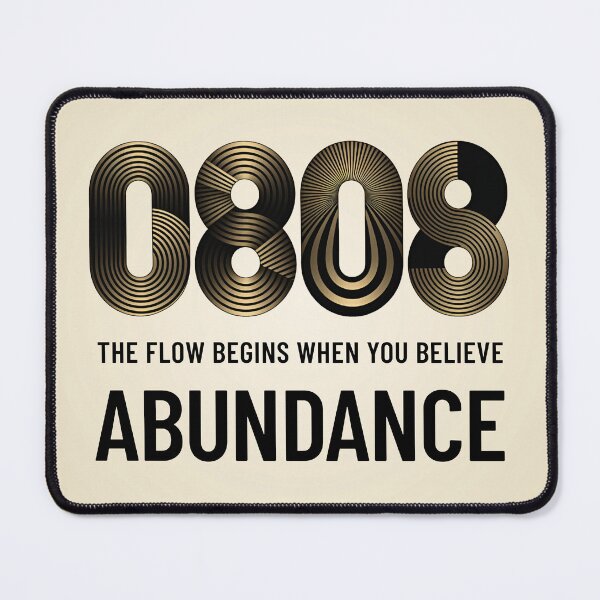Item preview, Angel Number 0808 | Abundance: The flow begins when you believe designed and sold by SolaoLab.