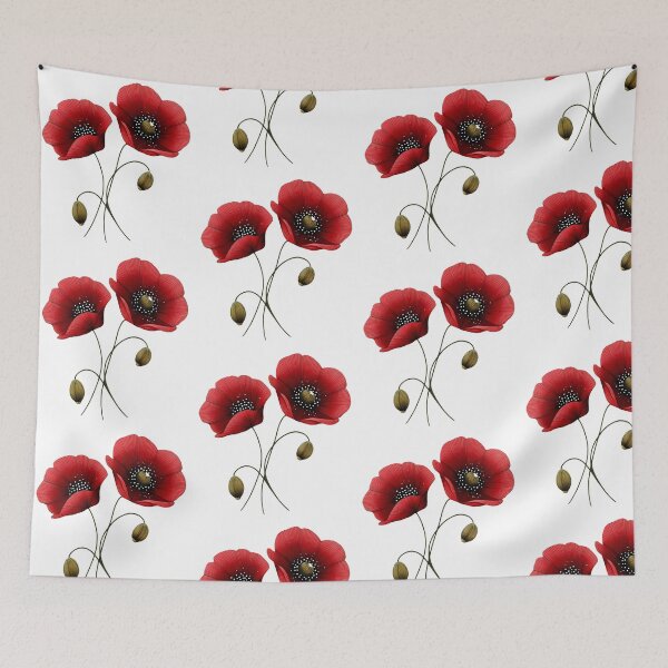 Item preview, Red Poppies Pair  designed and sold by Asapusri.