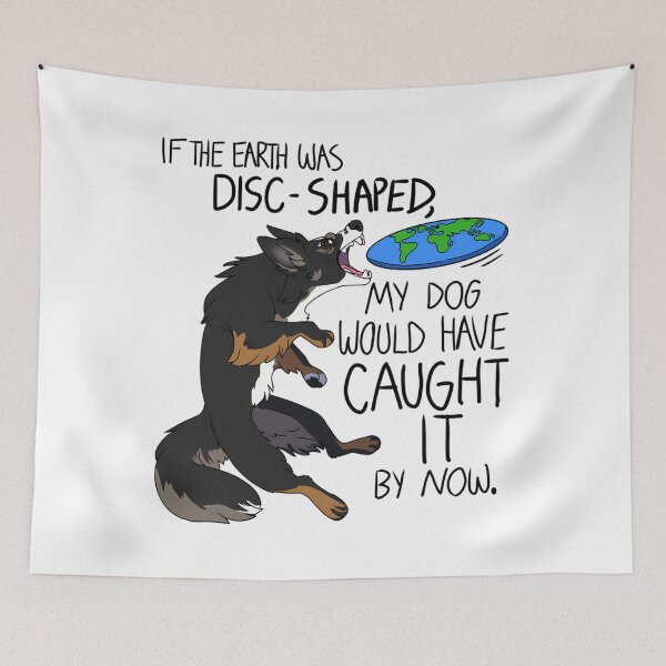 Item preview, Disc Dogs Against Flat Earthers designed and sold by savrmiller.
