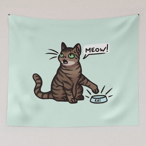 Item preview, Kaï the hungry cat designed and sold by JonGriffon.