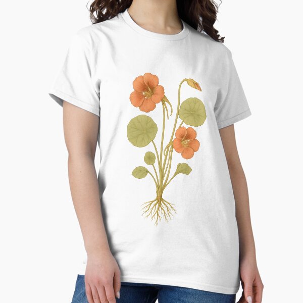Vista previa del artículo con la obra «Ilustración botánica vintage de la capuchina», diseñado y vendido por ArtofBotany.
