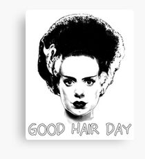 Good Hair Day - Bride of Frankenstein Canvas Print