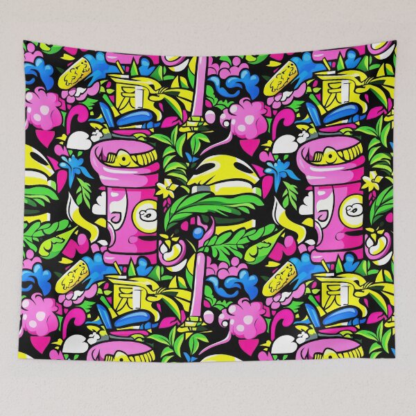 Item preview, Anime Hemp Surge — Contemporary Graphic Art designed and sold by HEADMADE-TV.