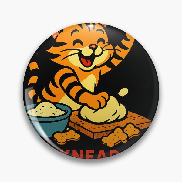 Item preview, Kitty Biscuits Bakery, Cute Cat Kneading Dough, Cat Lover designed and sold by cawtoon.