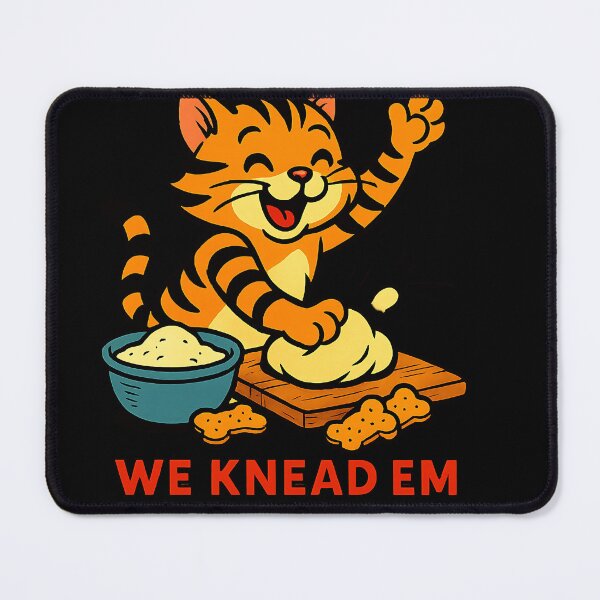 Item preview, Kitty Biscuits Bakery, Cute Cat Kneading Dough, Cat Lover designed and sold by cawtoon.