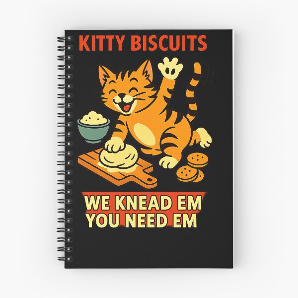 Item preview, Kitty Biscuits Bakery, Cute Cat Kneading Dough, Cat Lover designed and sold by cawtoon.