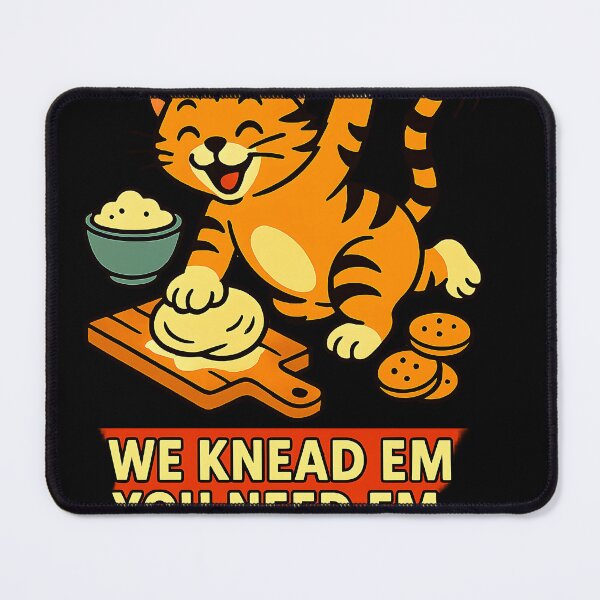 Item preview, Kitty Biscuits Bakery, Cute Cat Kneading Dough, Cat Lover designed and sold by cawtoon.