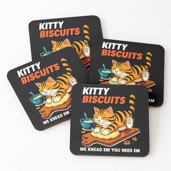 Item preview, Kitty Biscuits Bakery, Cute Cat Kneading Dough, Cat Lover designed and sold by cawtoon.