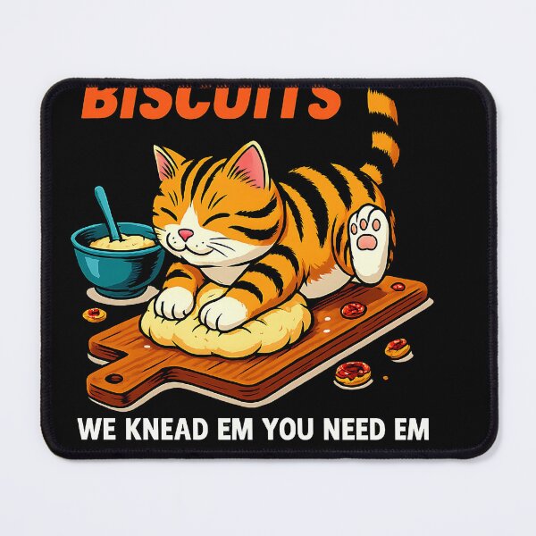 Item preview, Kitty Biscuits Bakery, Cute Cat Kneading Dough, Cat Lover designed and sold by cawtoon.