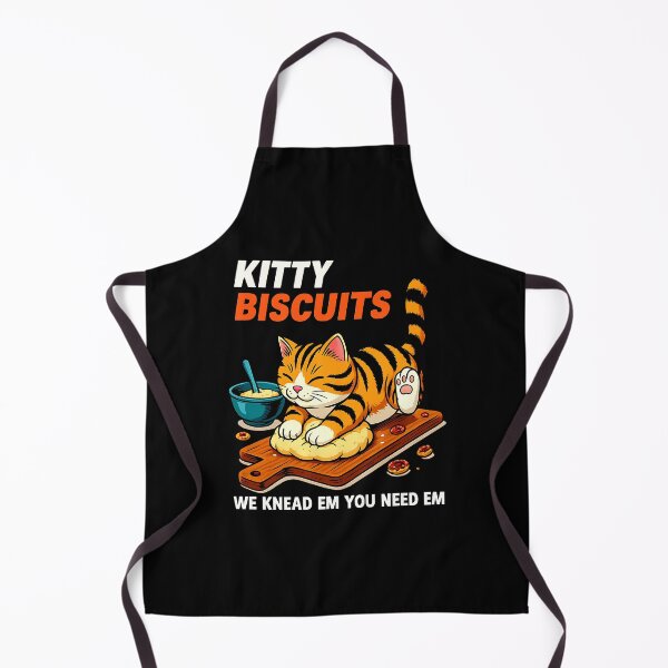 Item preview, Kitty Biscuits Bakery, Cute Cat Kneading Dough, Cat Lover designed and sold by cawtoon.