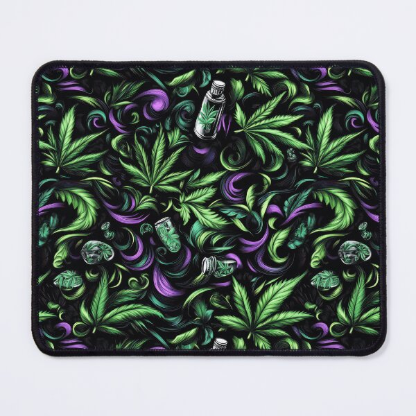 Item preview, Layered Anime Hemp Surge — Contemporary Graphic Art designed and sold by HEADMADE-TV.
