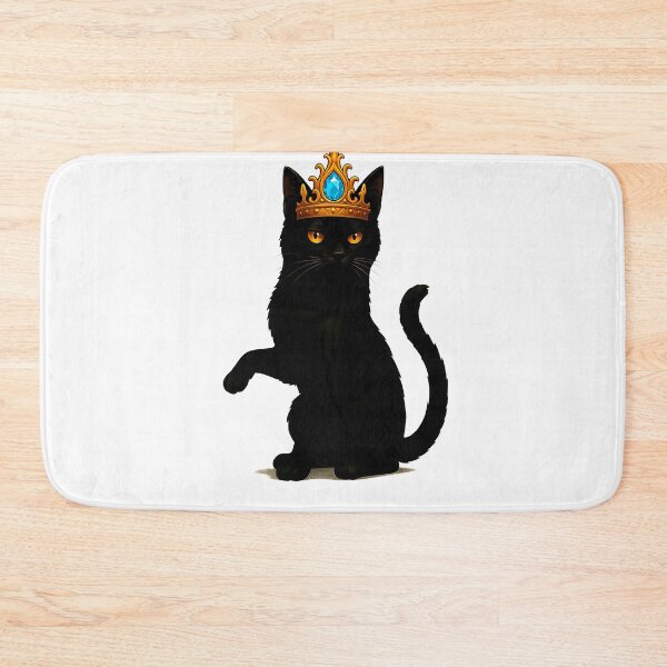 Item preview, Queen Black Cat Crown Women Men Girls Kitten Hive Keeper designed and sold by cawtoon.