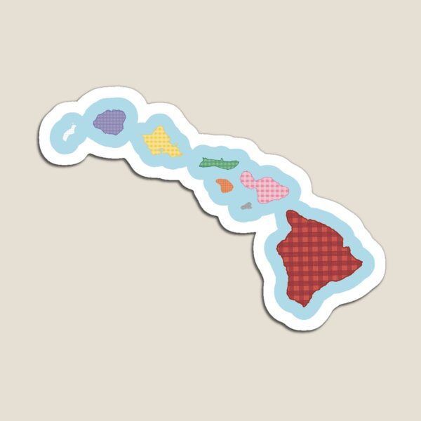 Item preview, hawaiian islands palaka designed and sold by khaylie art + design.