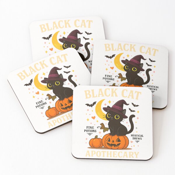 Item preview, Retro Scary Halloween Costume Black Cat Salem Apothecary designed and sold by cawtoon.