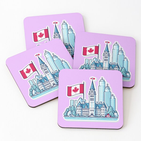 Item preview, Toronto Canada, Castle skyline, Castle landscape,  designed and sold by PaintMeWorld.
