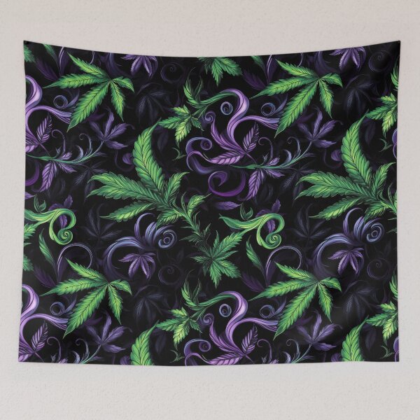 Item preview, Anime Cannabis Vortex — Contemporary Graphic Art designed and sold by HEADMADE-TV.
