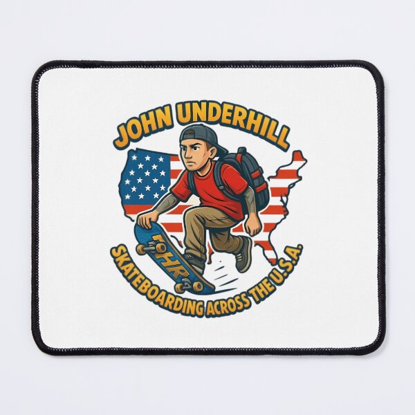 Item preview, John Underhill Skateboarding Across The Usa designed and sold by tearbytea.
