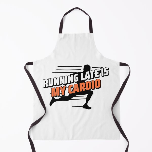 Item preview, Running Late Is My Cardio designed and sold by crazydotdesigns.