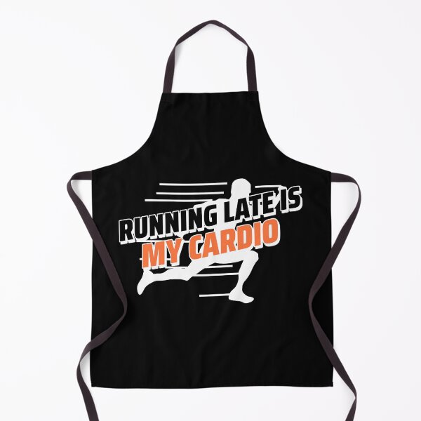 Item preview, Running Late Is My Cardio designed and sold by crazydotdesigns.