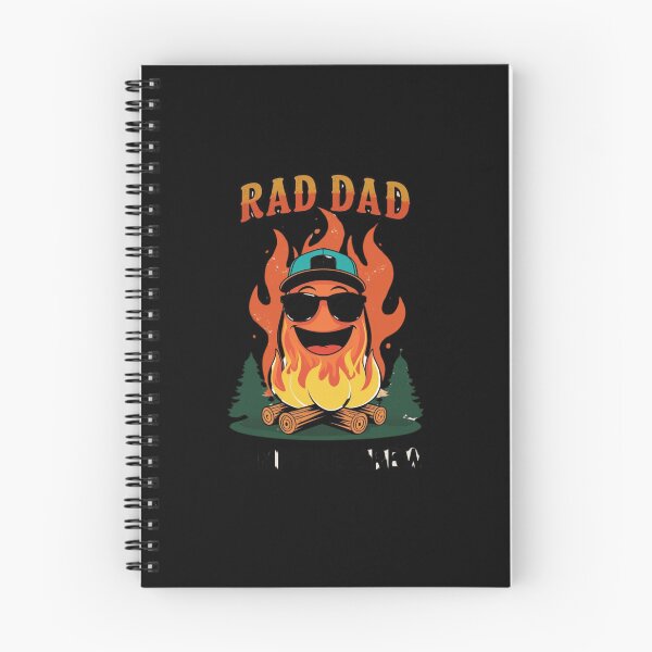 Item preview, Rad Dad Campfire Flames Crew – Cool Dad Outdoors Illustration designed and sold by fantasyy.