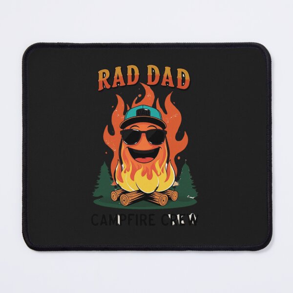 Item preview, Rad Dad Campfire Flames Crew – Cool Dad Outdoors Illustration designed and sold by fantasyy.