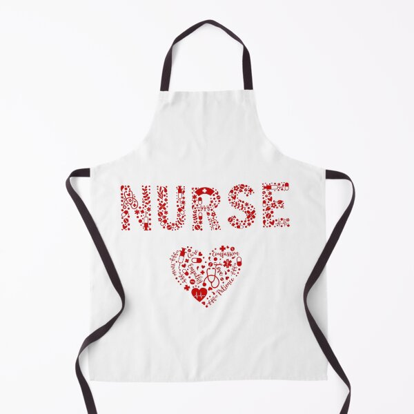 Item preview, Red Heart Nurse With Medical Details designed and sold by NANursing.