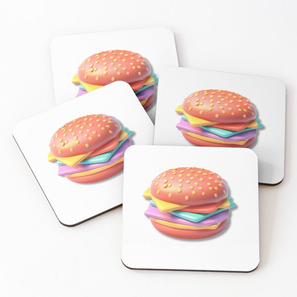 Item preview, A COLORFUL 3D HAMBURGER designed and sold by infinitearte.