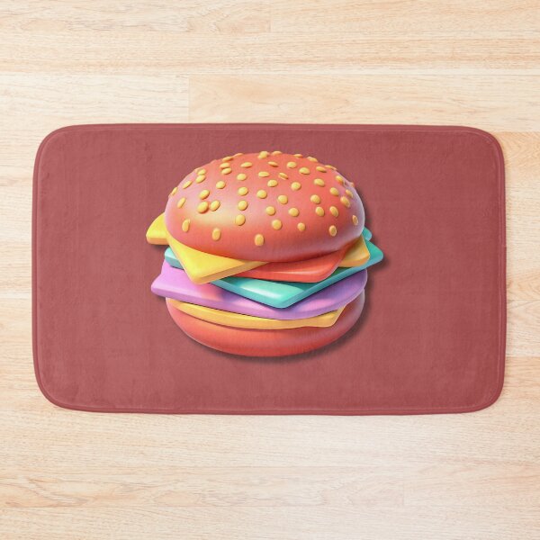 Item preview, A COLORFUL 3D HAMBURGER designed and sold by infinitearte.