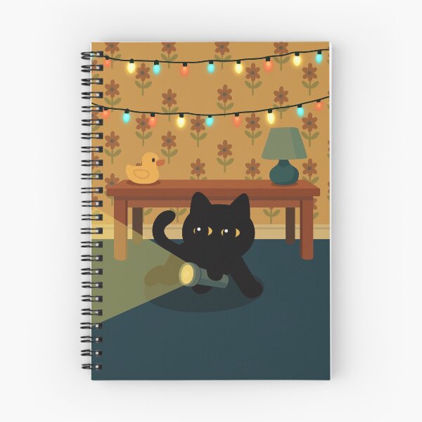 Item preview, Retro Room Cat - Mystery Night Light designed and sold by digifylab.