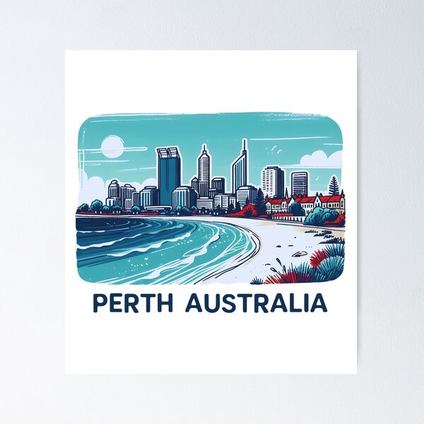 Item preview, Perth Australia  designed and sold by WanderlustCoCo.